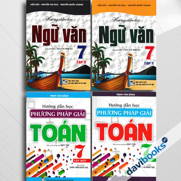 Combo Hướng Dẫn Học Ngữ Văn Lớp 7 + Hướng Dẫn Học Và Phương Pháp Giải Toán Lớp 7 (Bám Sát SGK Chân Trời Sáng Tạo, Bộ 4 Cuốn)