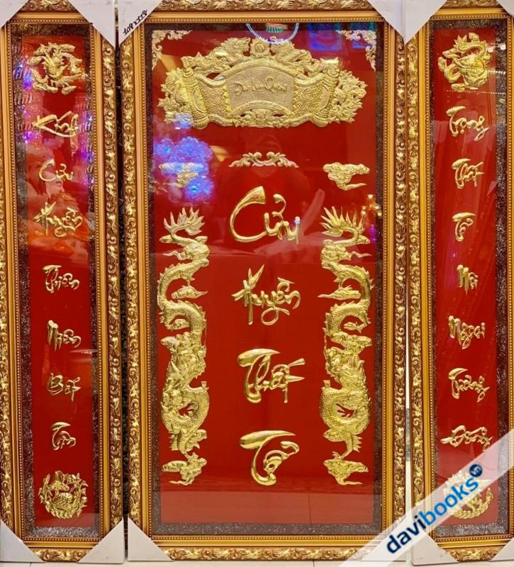 (ad6470) Cửu Huyền Đồng Chữ Việt - Bộ 3 Tấm