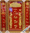 (ad6470) Cửu Huyền Đồng Chữ Việt - Bộ 3 Tấm