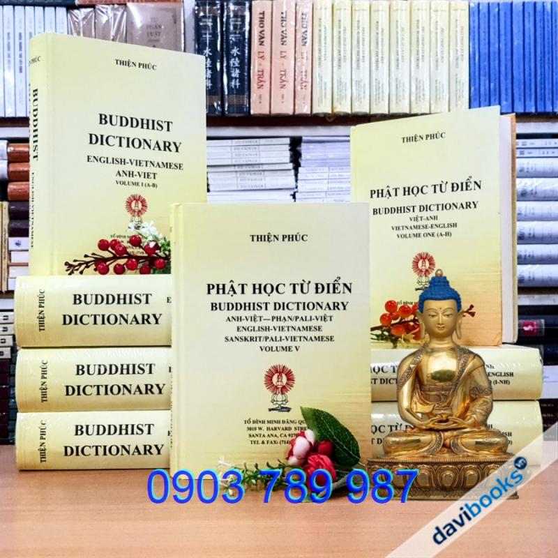 Bộ Ba Từ Điển Phật Học: Anh-Việt, Việt-Anh, Phạn/Pali/Anh-Việt (Bộ 8 Cuốn)