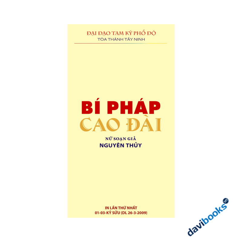 Bí Pháp Đạo Cao Đài – Nguyên Thủy