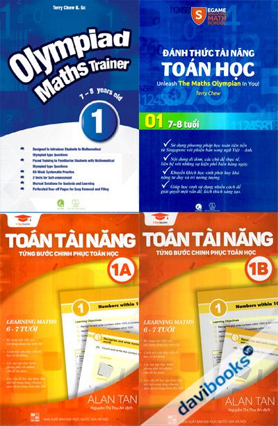 Giáo Trình Toán Song Ngữ Singapore 1 (6 – 8 tuổi) (4 Quyển)