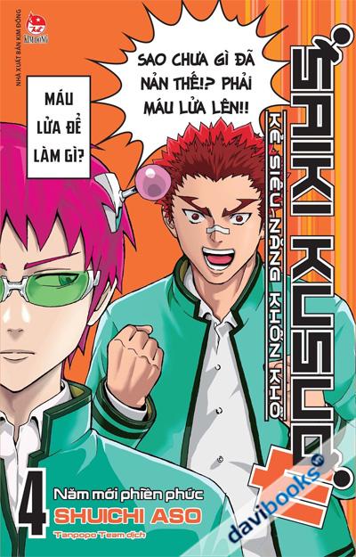Saiki Kusuo - Kẻ Siêu Năng Khốn Khổ Tập 4