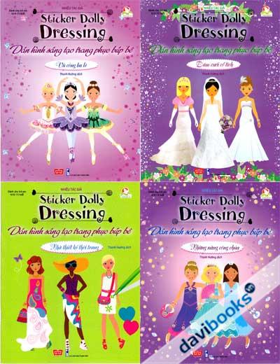 Sticker Dolly Dressing - Dán Hình Sáng Tạo Trang Phục Búp Bê (Bộ 4 Cuốn)