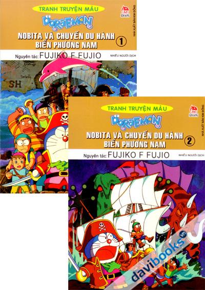Tranh Truyện Màu Doraemon - Nobita Và Chuyến Du Hành Biển Phương Nam (Bộ 2 Tập)