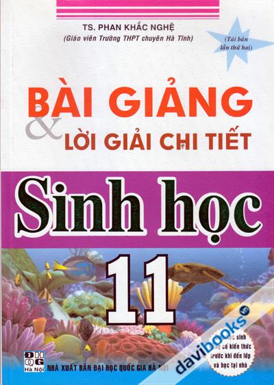 Bài Giảng Và Lời Giải Chi Tiết Sinh Học 11