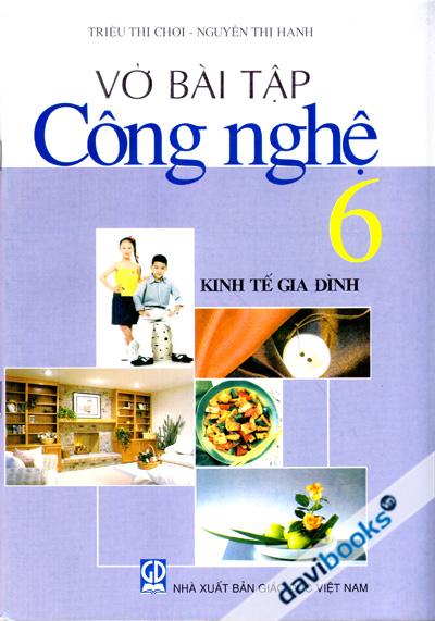 Vở Bài Tập Công Nghệ 6 Kinh Tế Gia Đình