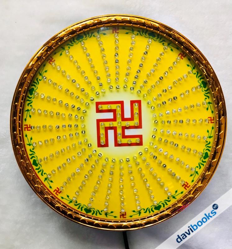 (ad6009) Hào Quang 32 Chương Trình - Chữ Vạn Nền Vàng
