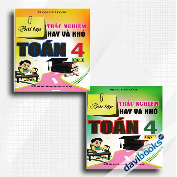 Combo Bài Tập Trắc Nghiệm Hay Và Khó Toán 4 (Bộ 2 Cuốn)