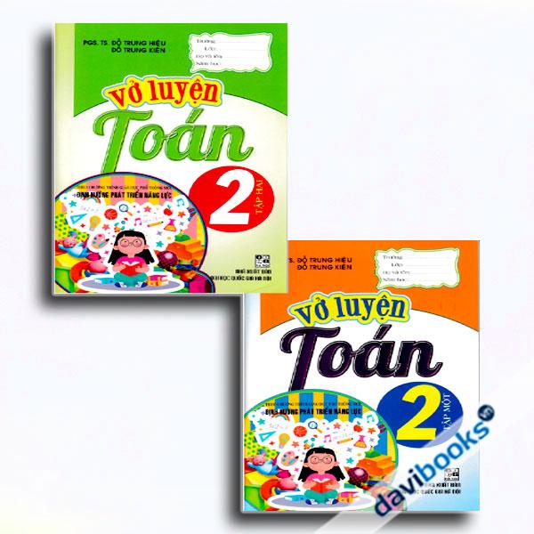 Combo Sách Vở Luyện Toán Lớp 2 (Biên Soạn Theo Chương Trình Giáo Dục Phổ Thông Mới, Bộ 2 Cuốn)