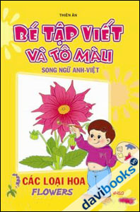 Tập viết và tô màu(Song ngữ): Hoa