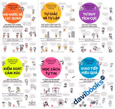 Combo Kĩ Năng Xã Hội Cho Học Sinh Tiểu Học (Bộ 6 Cuốn)