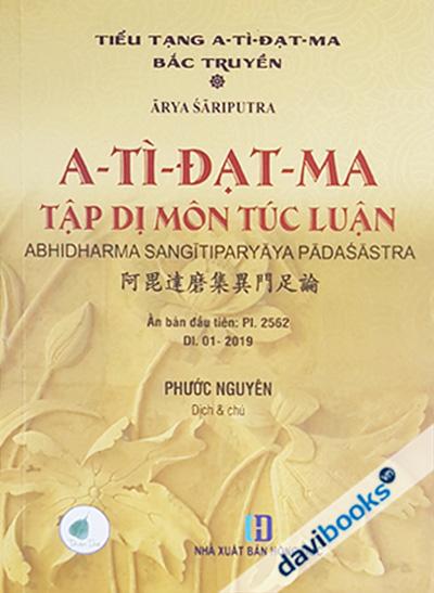 A Tì Đạt Ma Tập Dị Môn Túc Luận – Phước Nguyên