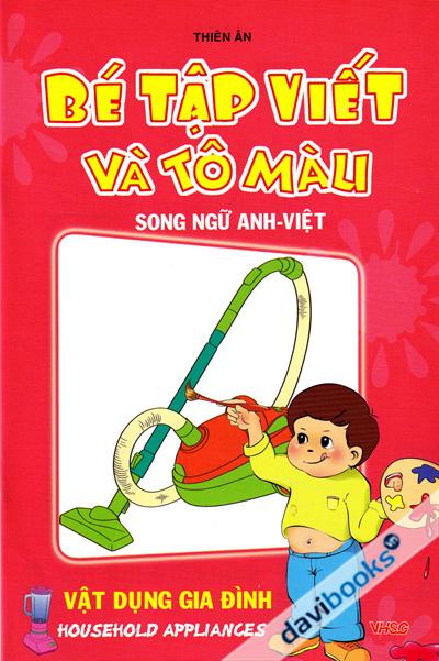 Bé Tập Viết Và Tô Màu Vật Dụng Gia Đình