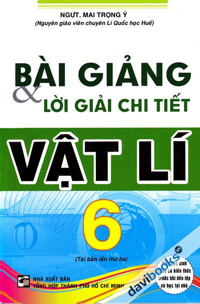 Bài Giảng Và Lời Giải Chi Tiết Vật Lí 6