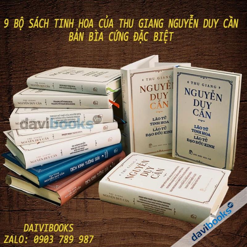 Trọn Bộ 9 Bộ Sách Tinh Hoa Của Thu Giang Nguyễn Duy Cần - Bản Đặc Biệt