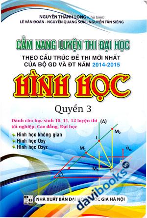 Cẩm Nang Luyện Thi Đại Học Hình Học Quyển 3