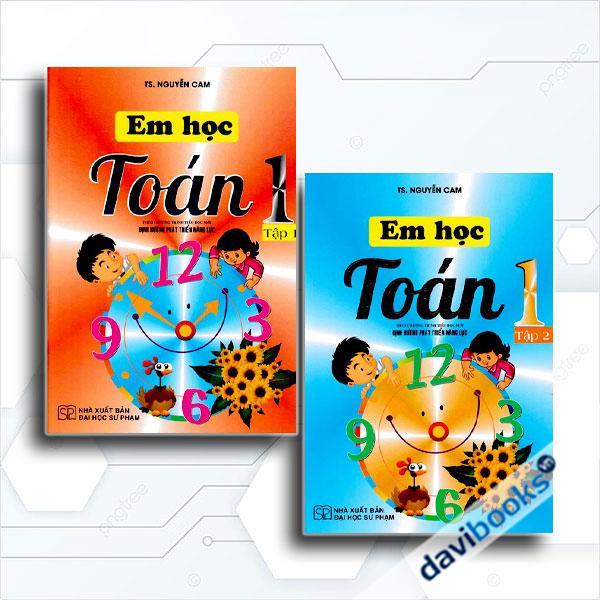 Combo Em Học Toán 1 (Theo Chương Trình Tiểu Học Mới Định Hướng Phát Triển Năng Lực, Bộ 2 Cuốn)