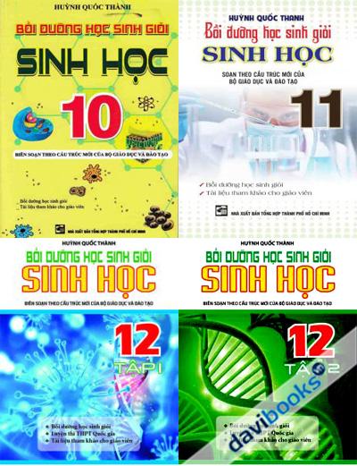 Bồi Dưỡng Học Sinh Giỏi Sinh Học 10 11 12 (4 cuốn)
