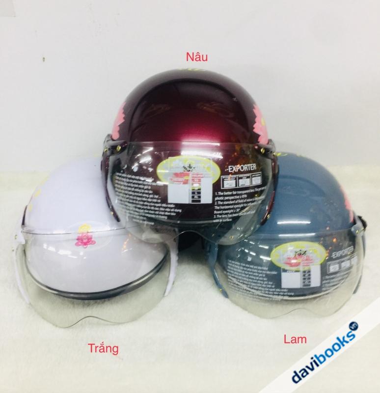 (ad6322) Nón Bảo Hiểm Có Kiếng Chắn