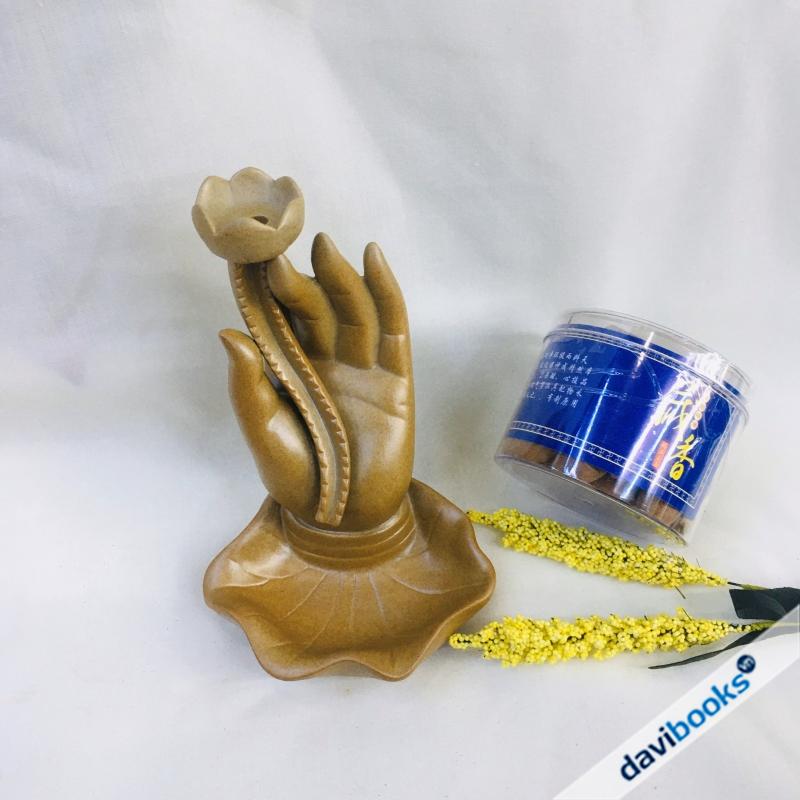 (ad4032) Xông Trầm Thác Khói Phật Thủ Liên Hoa