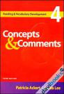 Concepts And Comments Reading And Vocabulary Development 4