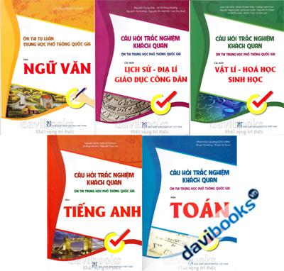 Bộ Sách Câu Hỏi Trắc Nghiệm Khách Quan Ôn Thi THPT Quốc Gia (Bộ 5 Cuốn)