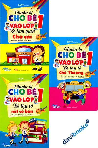Chuẩn Bị Cho Bé Vào Lớp 1 (Bộ 3 Cuốn)