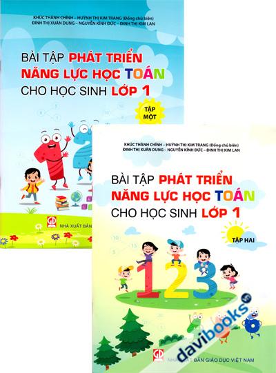 Bài Tập Phát Triển Năng Lực Học Toán Cho Học Sinh Lớp 1 (Bộ 2 Tập - Tái Bản Mới Nhất)