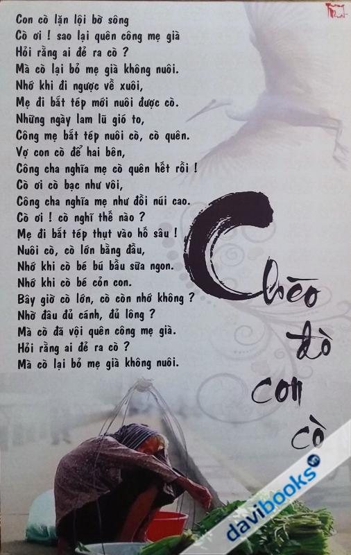 (ad832) Chèo Đò Con Cò