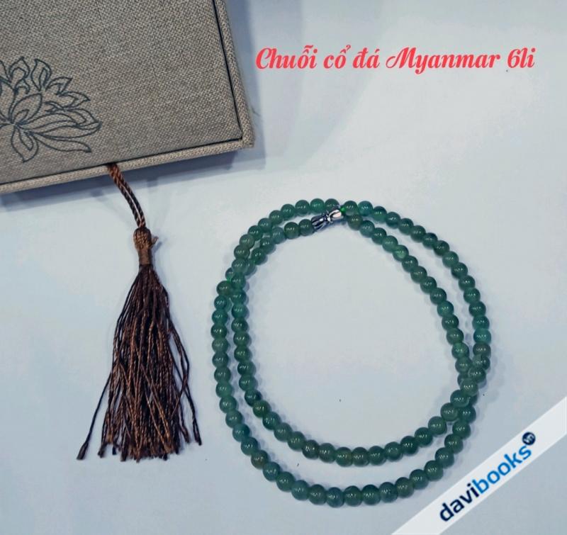 (ad7815) Chuỗi Quấn Tay Cổ Đá Myanmar 6Li
