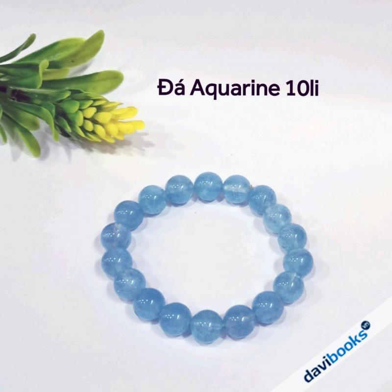 (ad10670) Vòng Tay Đá Aquamarine 10Li