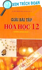 Giải Bài Tập Hóa Học 12 Chương Trình Chuẩn