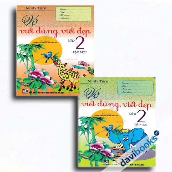 Combo Sách Vở Viết Đúng Viết Đẹp Lớp 2 (Biên Soạn Theo Chương Trình Giáo Dục Phổ Thông Mới, Bộ 2 Cuốn)