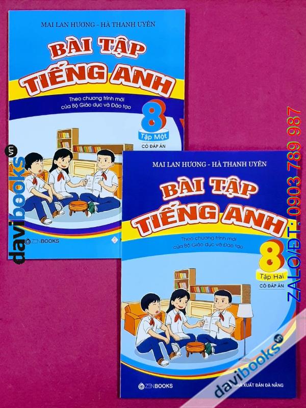 Combo 2Q: Bài Tập Tiếng Anh 8 - Có Đáp Án