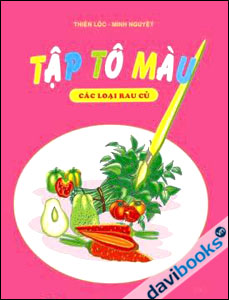 Tập tô màu - Rau củ