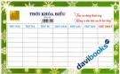 Bảng Thời Khóa Biểu