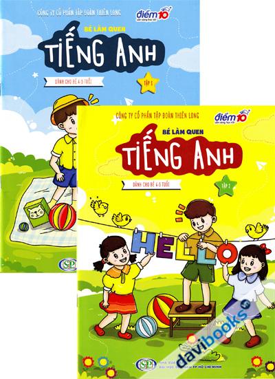 Bé Làm Quen Tiếng Anh Dành Cho Bé 4-5 Tuổi (Tập 1 Tập 2)