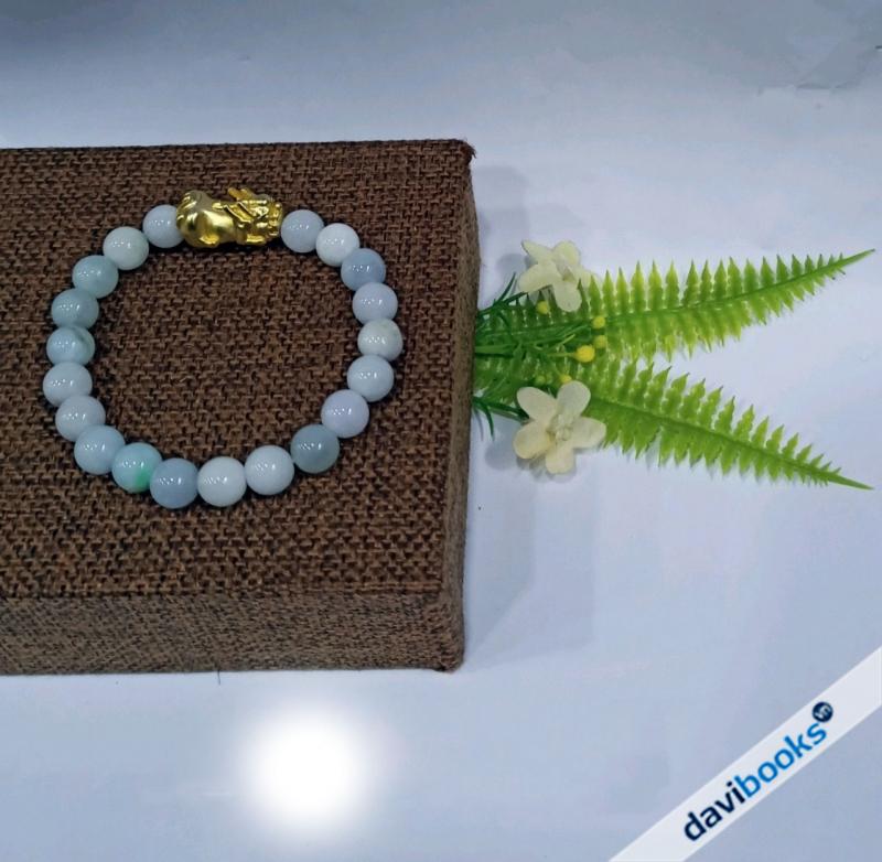 (ad7840) Vòng Tay Kỳ Hưu Đá Myanmar