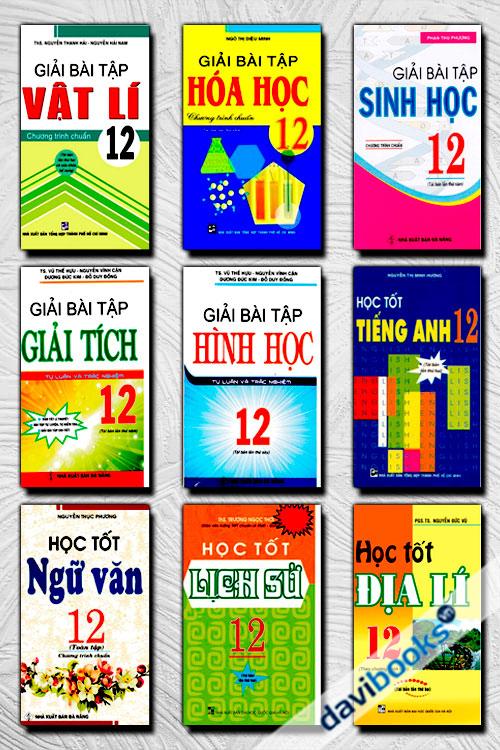Combo Sách Giải Lớp 12 (Bộ 9 Cuốn)