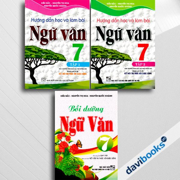 Combo Hướng Dẫn Học Và Làm Bài Ngữ Văn 7 + Bồi Dưỡng Ngữ Văn 7 (Bám Sát SGK Kết Nối Tri Thức Với Cuộc Sống, Bộ 3 Cuốn)