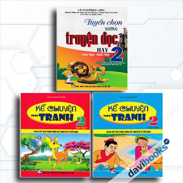 Combo Tuyển Chọn Những Truyện Đọc Hay Cho Học Sinh Lớp 2 + Kể Chuyện Theo Tranh Lớp 2 (Bộ 3 Cuốn)