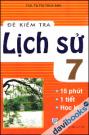 Đề Kiểm Tra Lịch Sử 7 Đề Kiểm Tra Lịch Sử 7