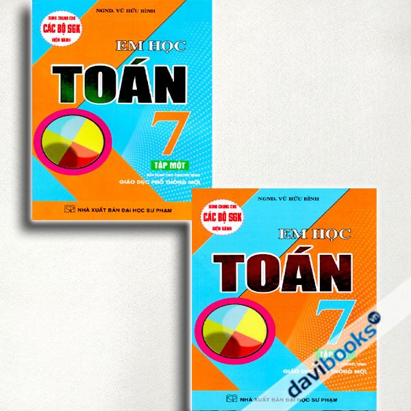 Combo Em Học Toán Lớp 7 (Dùng Chung Cho Các Bộ SGK Mới Hiện Hành, Bộ 2 Cuốn)