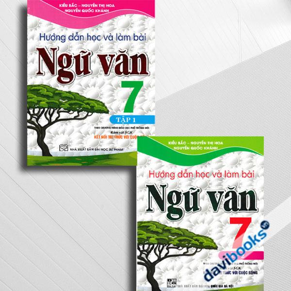 Combo Hướng Dẫn Học Và Làm Bài Ngữ Văn 7 (Bám Sát SGK Kết Nối Tri Thức Với Cuộc Sống, Bộ 2 Cuốn)