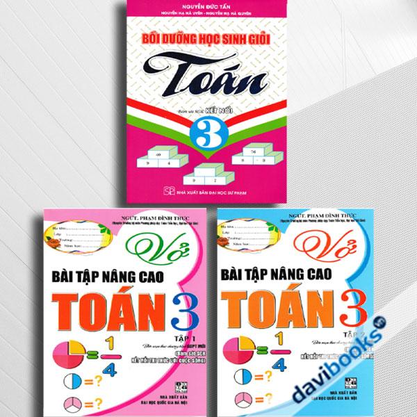 Combo Sách Bồi Dưỡng Và Nâng Cao Toán 3 (Bám Sát SGK Kết Nối, Bộ 3 Cuốn)