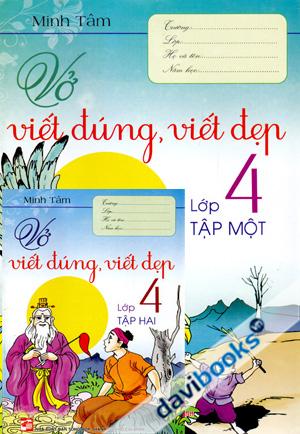 Vở Viết Đúng Viết Đẹp 4 (2 Tập)