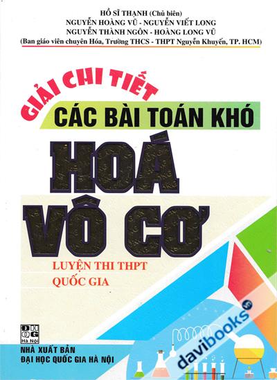 Giải Chi Tiết Các Bài Toán Khó Hóa Vô Cơ
