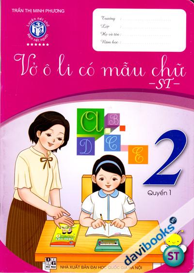 Vở Ô Li Có Mẫu Chữ 2 Quyển 1 (Sáng Tạo)