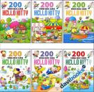 200 Hình Bóc Dán Hello Kitty - Tô Màu (6 Quyển)